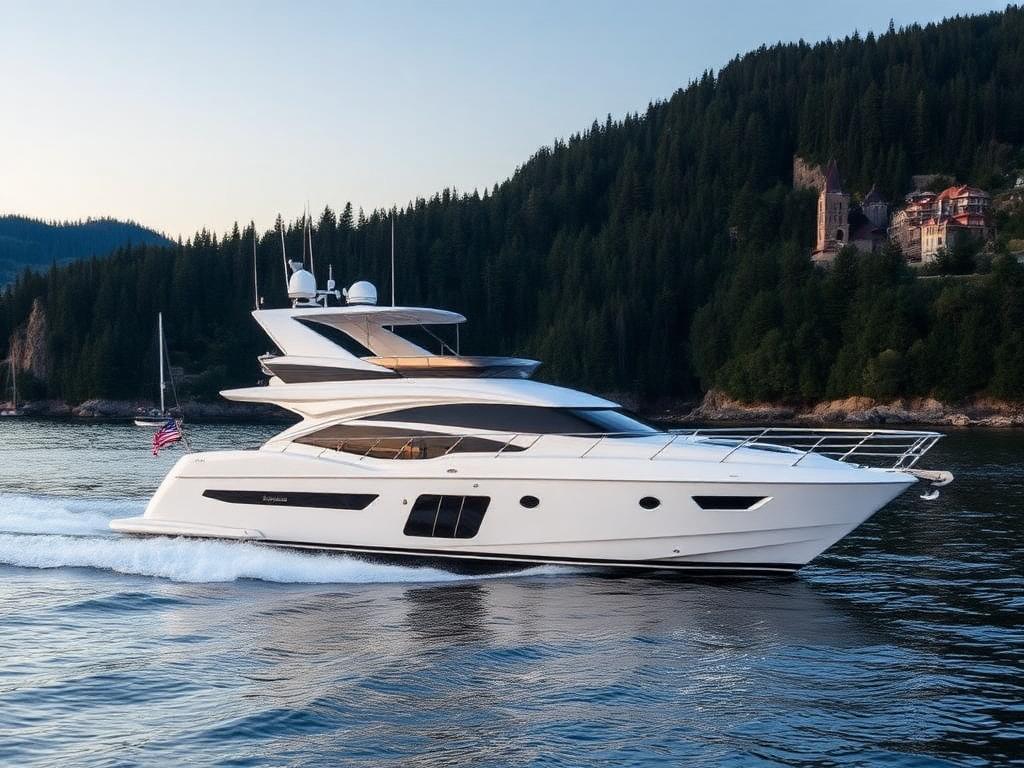 Ferretti 920 — Gulf Islands Cruise