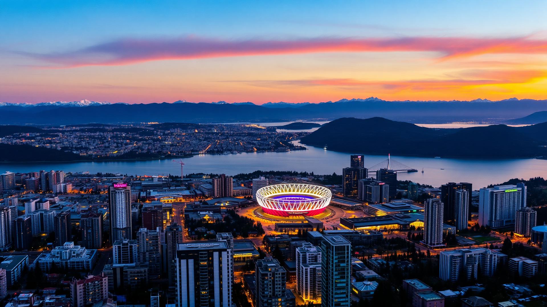 Vancouver Skyline · Host City of FIFA World Cup 2026
